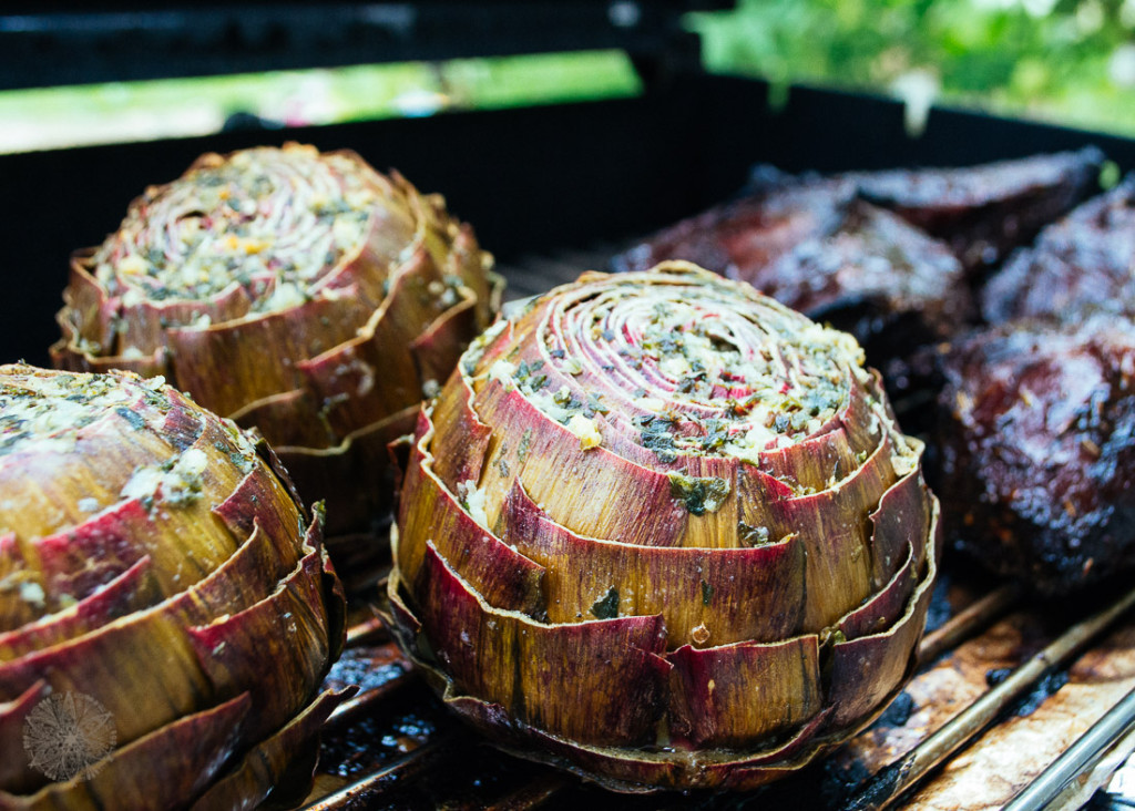 Gegrillte Artischocken - FrauBpunkt